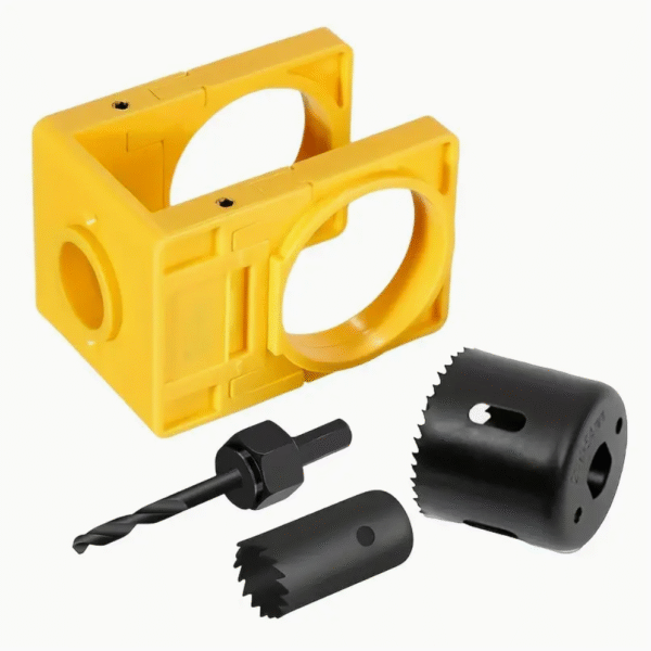 Manual Door Lock Installation Kit with Drill Bit and Hole Saw