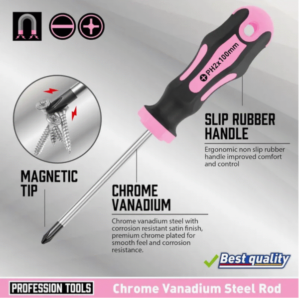 10 Piece Magnetic Screwdriver Set