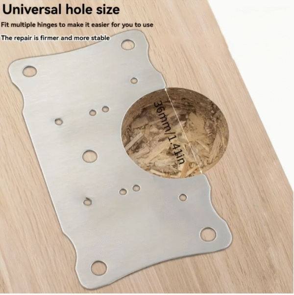 10pcs Stainless Steel Hinge Repair Plate