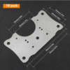 10pcs Stainless Steel Hinge Repair Plate