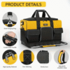 Heavy Duty Wide Mouth Tool Bag