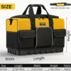 Heavy Duty Wide Mouth Tool Bag