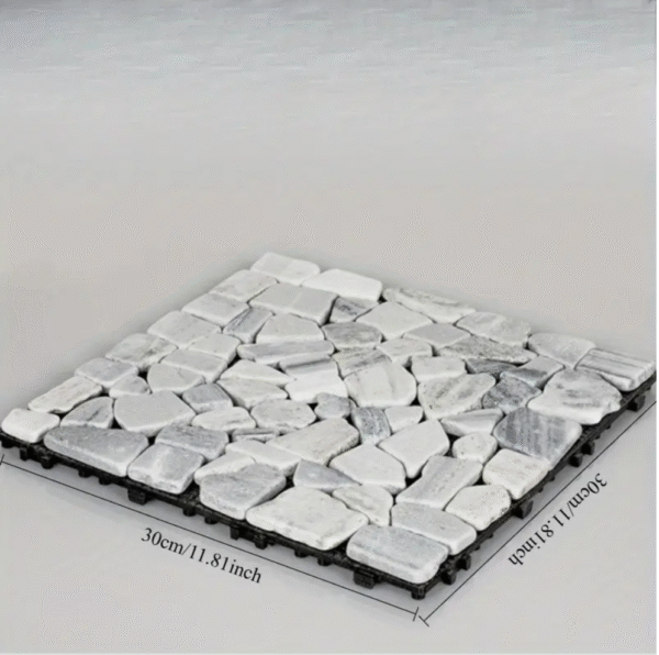 Outdoor Interlocking Floor Tiles Weatherproof DIY Panels