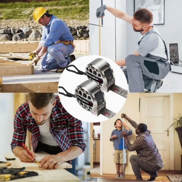 7.62m Stainless Steel Measuring Tape Waterproof & Rustproof Ruler