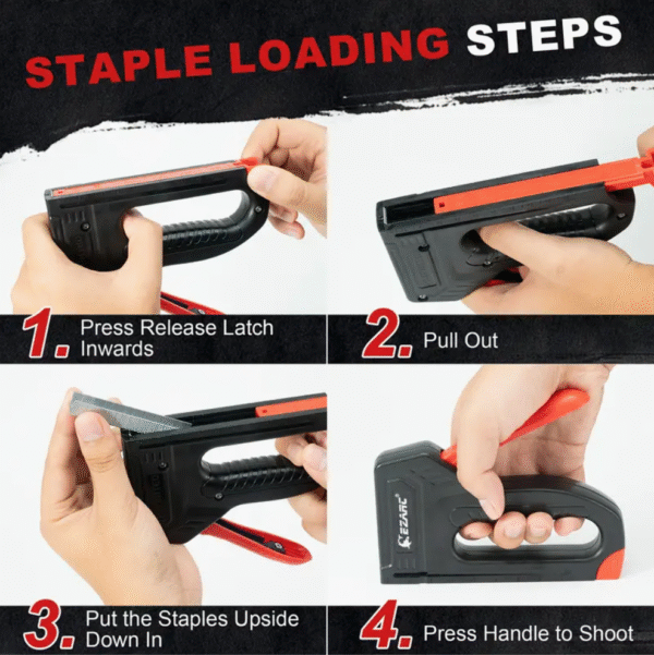 Light Duty Manual Staple Gun with 1200 Staples